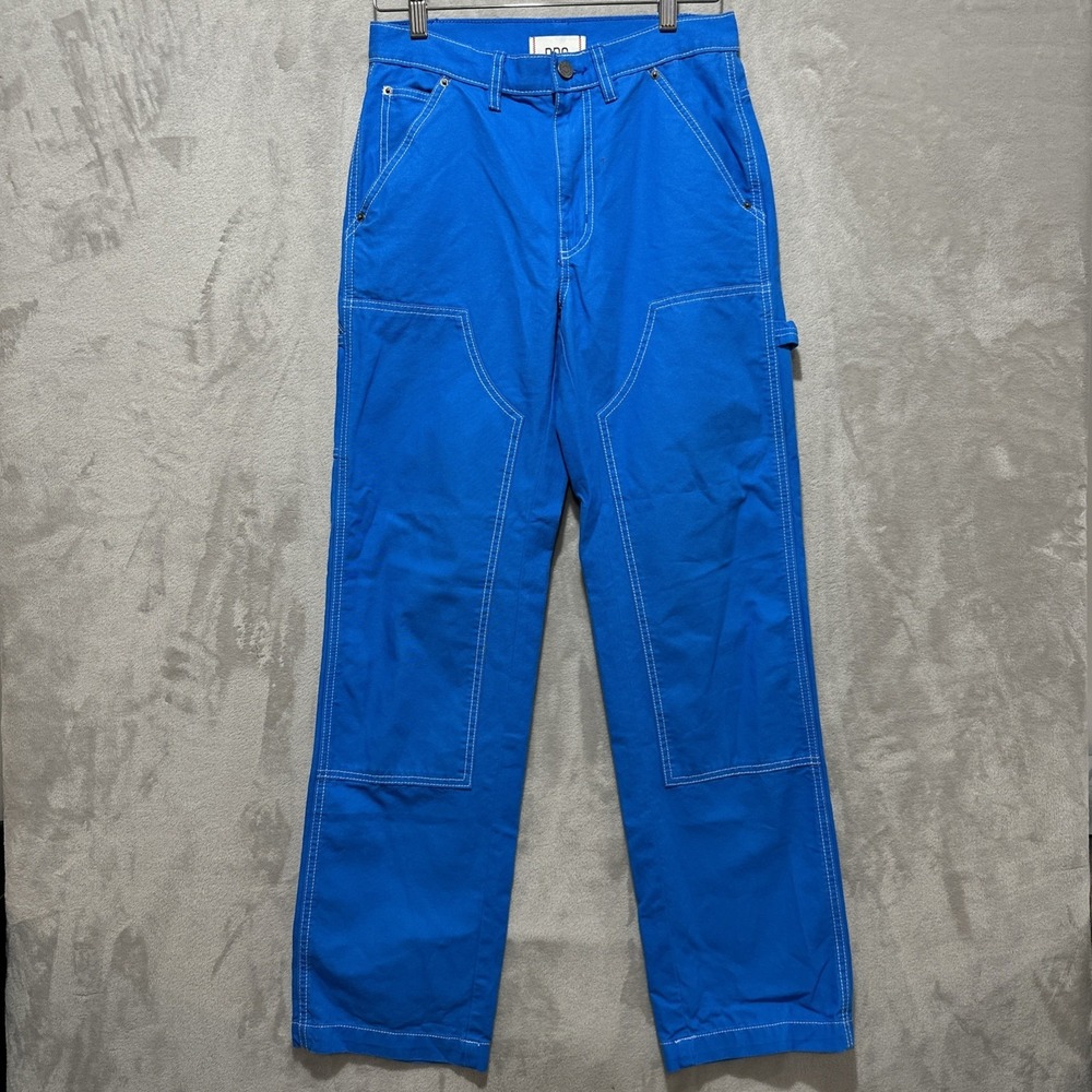 Urban Outfitters BDG Pants Women's Size 25 Blue Carpenter Double Knee Y2K